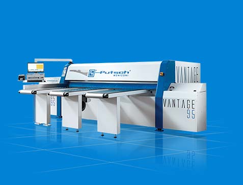 Horizontal squaring machines to cut wood Putsch Meniconi