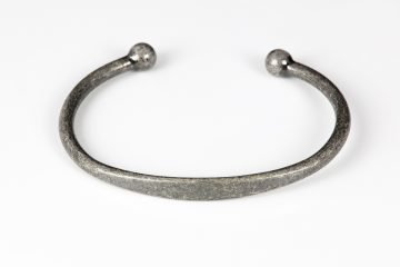 bracciale rigido in argento 925 anticato